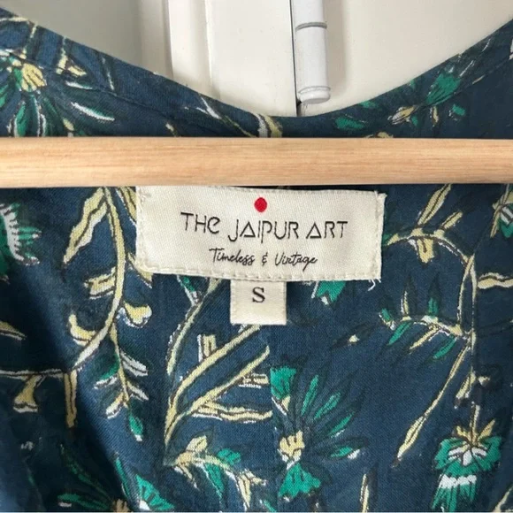 Indian block print cotton dress - Picture 4 of 4